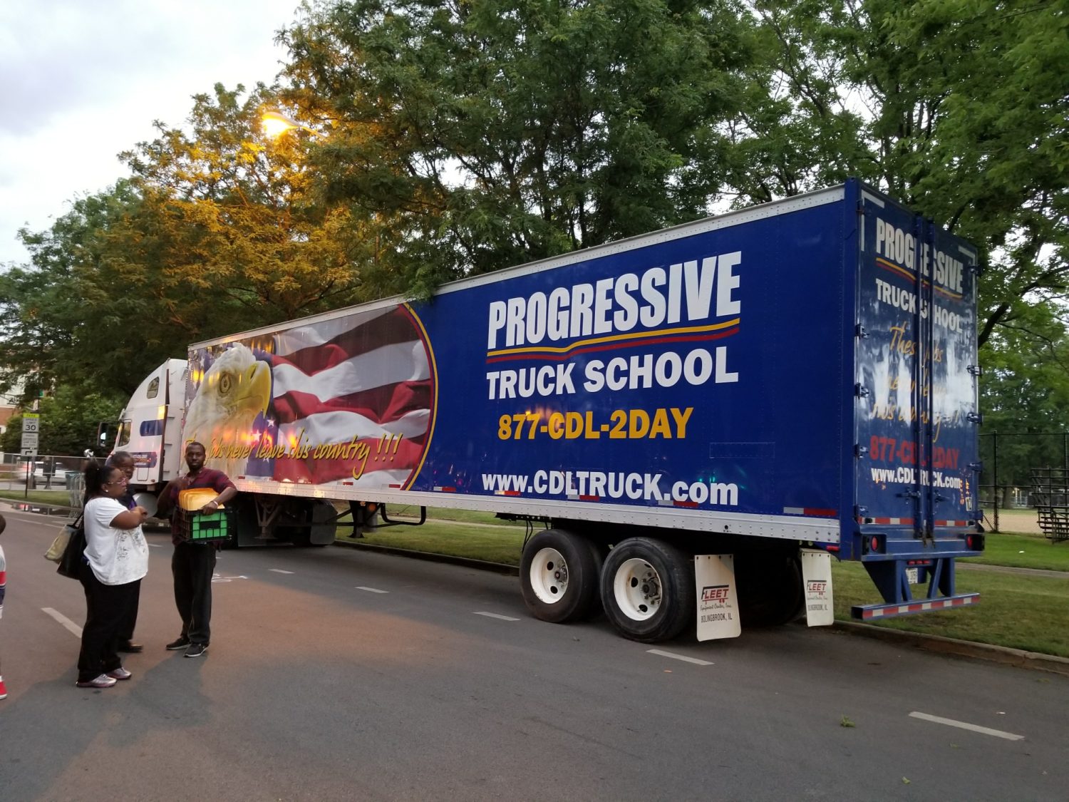 Progressive Truck Driving School at the International Festival of Life 2017